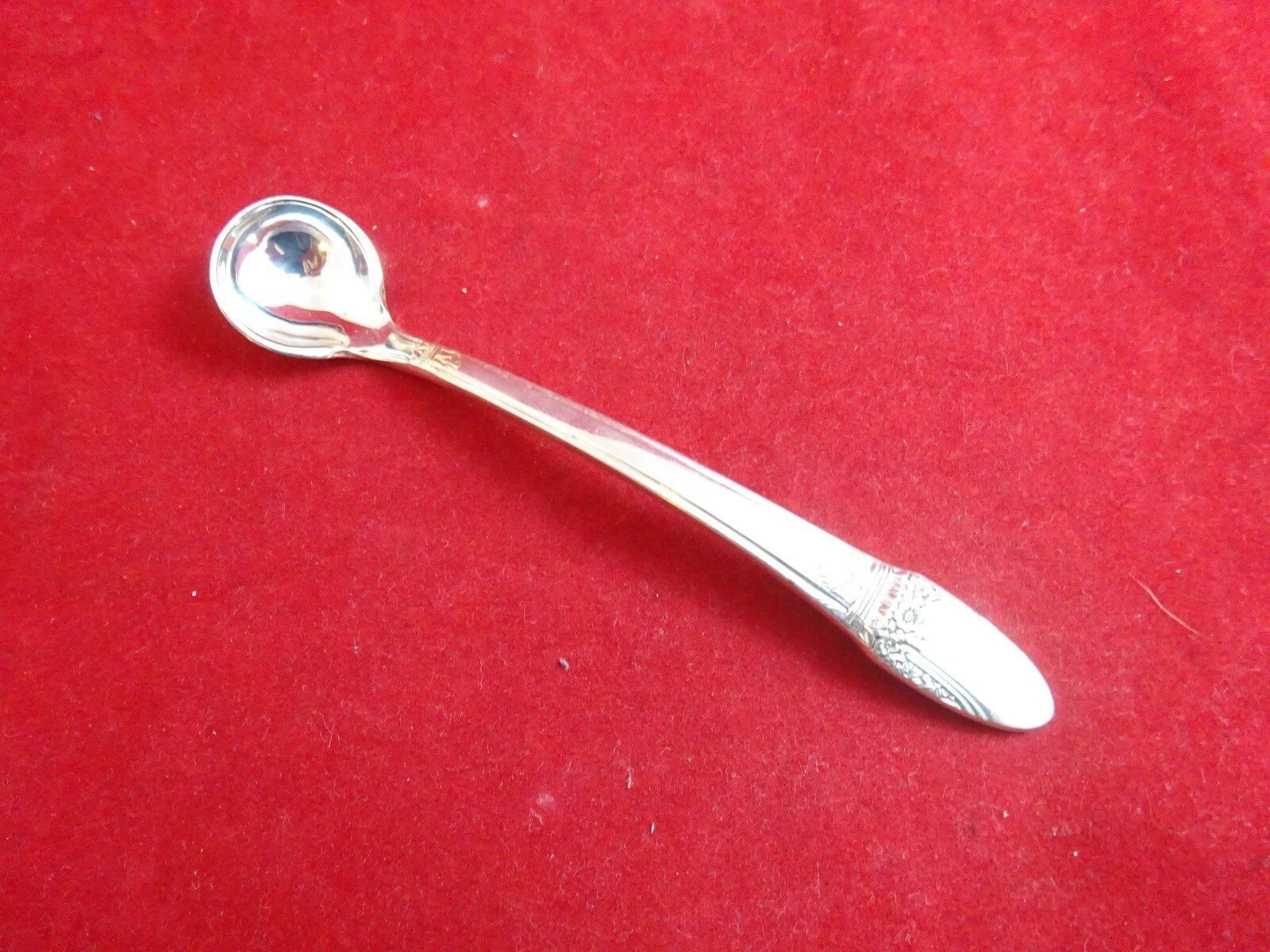 Grande Baroque By Wallace Sterling Silver Olive Spoon Pierced Long 7 1/2" Custom