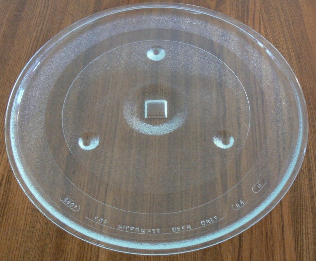 13 3/4" GE Microwave Turntable Replacement Glass Tray 10 1/4" Roller