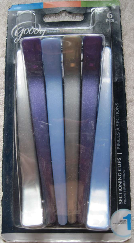 6 Goody Plastic 4 1 2 Sectioning Hair Clips And 14 Similar Items 6 Goody Plastic 4 1 2 Sectioning Hair Clips Silver Blue Allergy Fasten Secure
