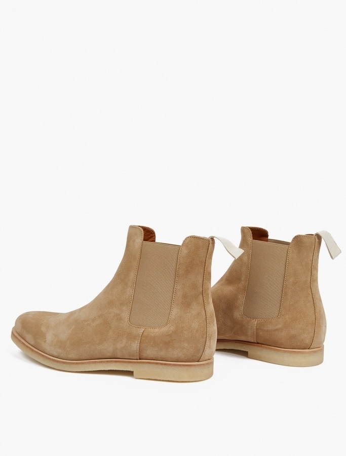 suede chelsea boots crepe sole