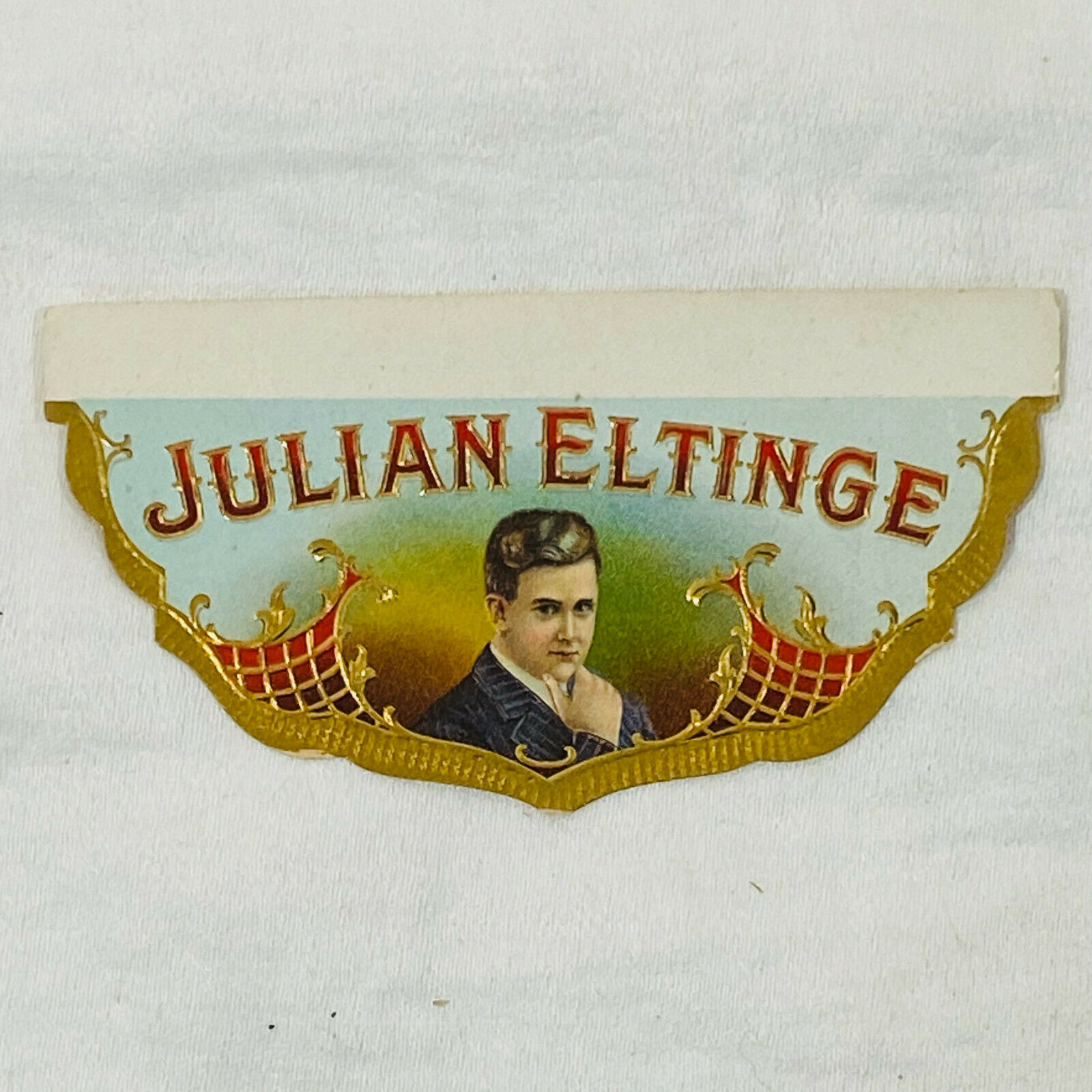1920's Cigar Box Label Julian Etinge Female Impersonator Actor Drag ...
