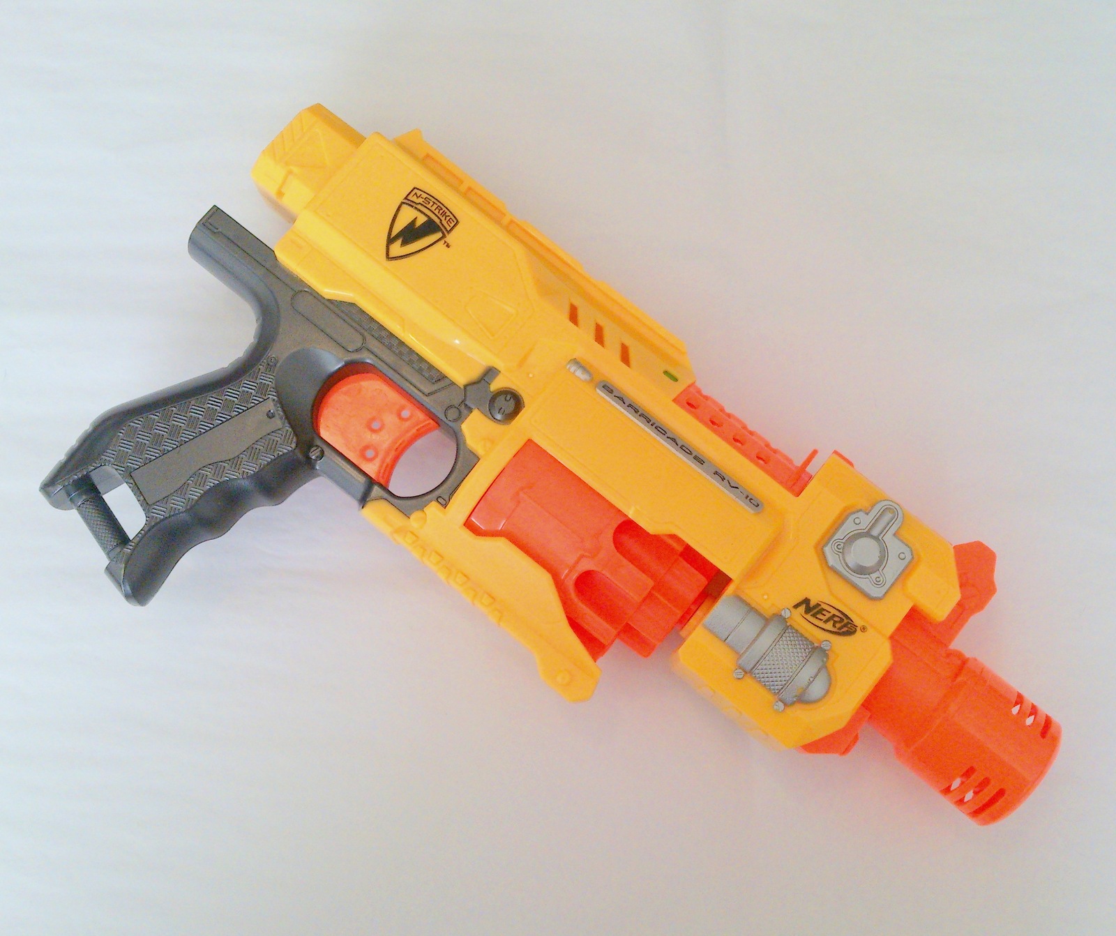 Nerf N-Strike Hasbro Dart Gun Barricade RV-10 Pistol Only Works - Dart ...