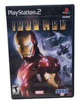 Iron Man COMPLETE CIB w/ Manual Black Label - TESTED Sony Playstation 2 PS2 NTSC