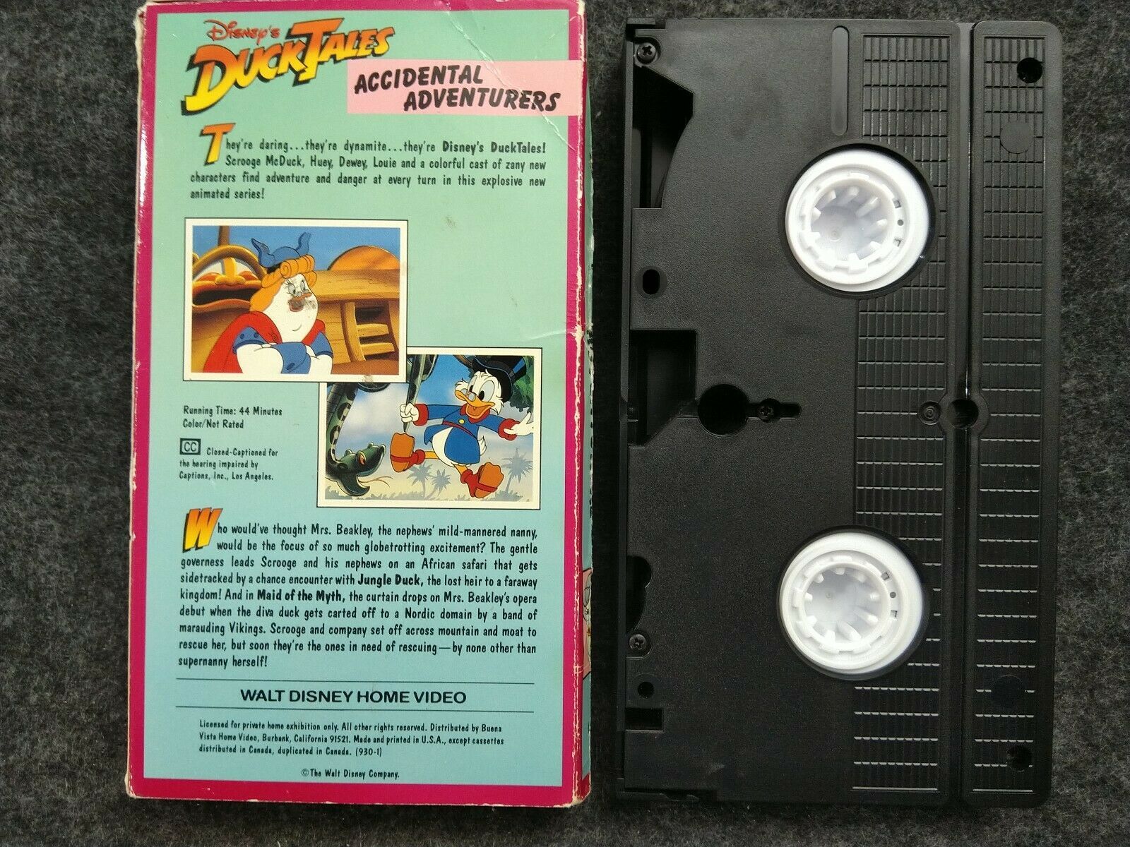 VHS Disney - Disneys DuckTales - Accidental Adventurers (VHS, 1991 ...