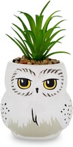 Harry Potter Hedwig 3-Inch Ceramic Mini Planter With Artificial Succulent | - $34.97