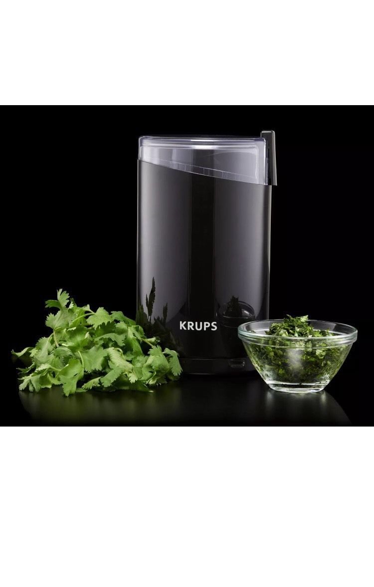 KRUPS F203 Electric Spice and Coffee Grinder with Stainless Steel