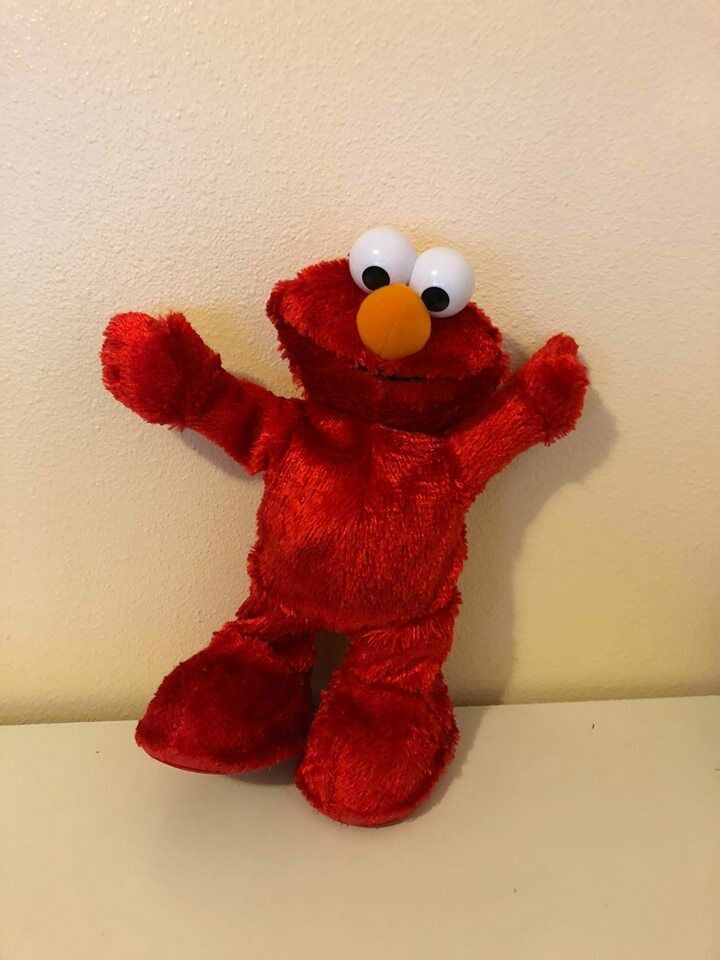 Plush Stuffed Animal Sesame Street Elmo Hokey Pokey Dancing Mattel 2002 ...