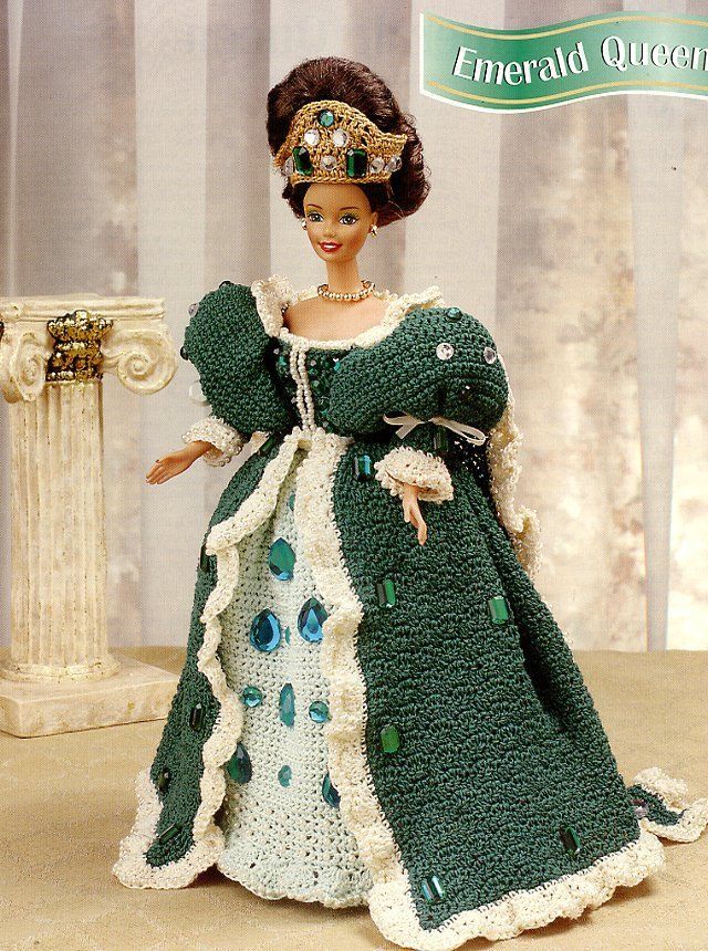 Matching Party Dresses Child Doll Cavendish Crochet PATTERN//Instructions NEW