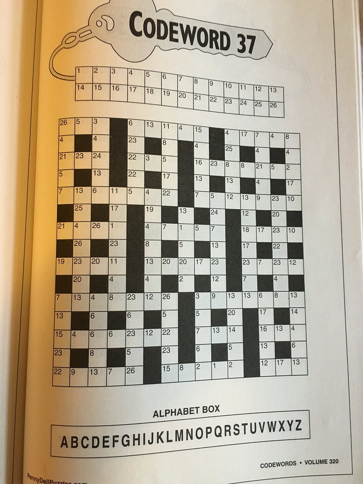 Penny Press Selected Puzzles Codewords Volume 310 Special Collection