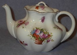 Old Vintage English Porcelain Royal Doulton Dalton Teapot  - $59.00