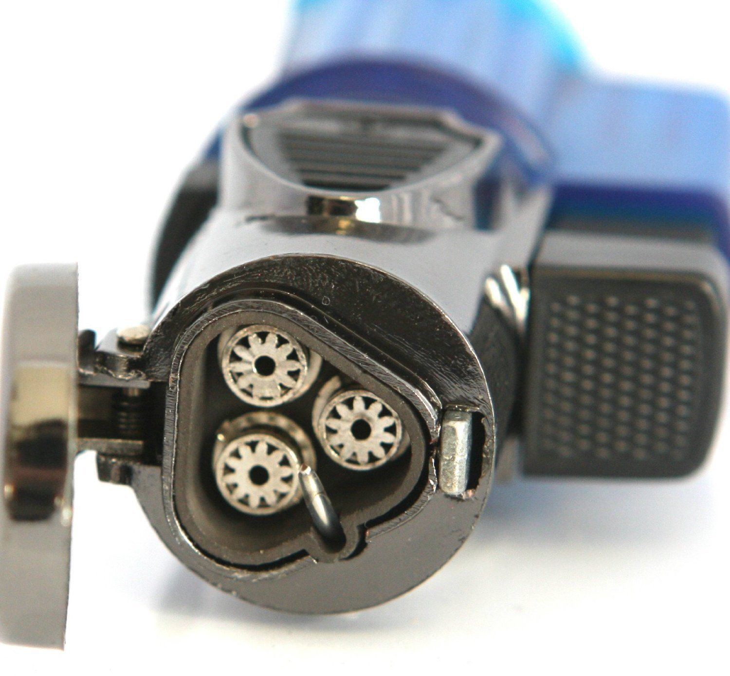 100 PACK Triple Torch Jet Flame Butane Gas Cigar Lighter Bulk Wholesale