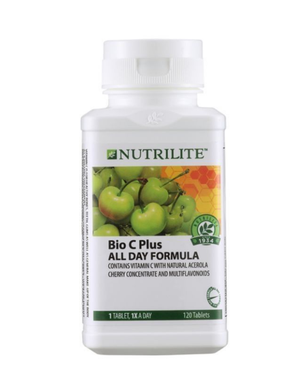 100% ORIGINAL Amway Nutrilite Vitamin C Bio C All Day Formula 120 Tablets