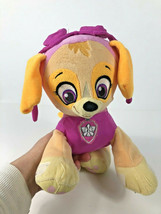 Sky Skye Paw Patrol Stuffed Animal Dog Pink Outfit Plush Nickelodeon 201... - $11.61