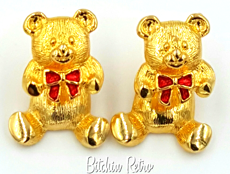 vintage avon teddy bear