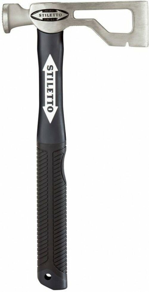 Stiletto Fiberglass Hammer Drywall Axe Design Titanium Milled Face 13