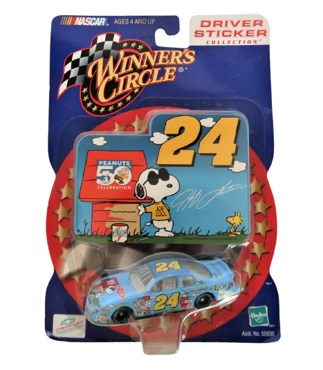 2000 Hasbro Winner's Circle Peanuts Snoopy Jeff Gordon Car NASCAR NOC ...