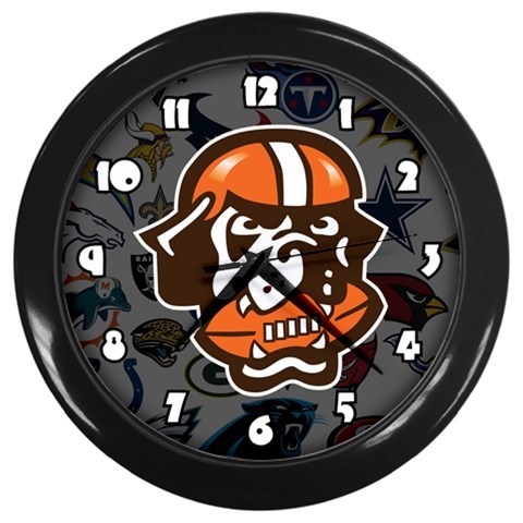 Cleveland Browns Wall Clock Team Color NFL