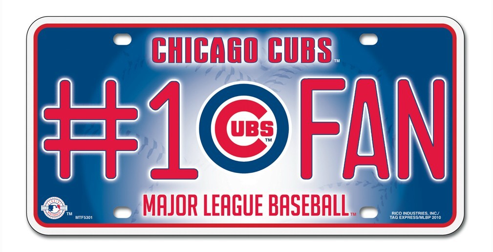 Chicago Cubs License Plate Ideas