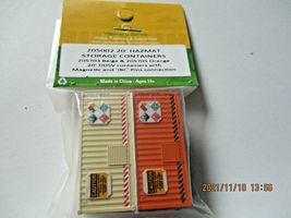 Jacksonville Terminal Company # 205002 Hazmat 20' Storage Containers N-Scale image 7