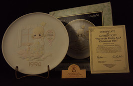 &quot;You&#39;re As Pretty As A Christmas Tree&quot; Precious Moments PLATE, #530409, ... - $48.95