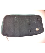 Haiku Fortitude black canvas wallet zip around RFID pre-owned - $11.00