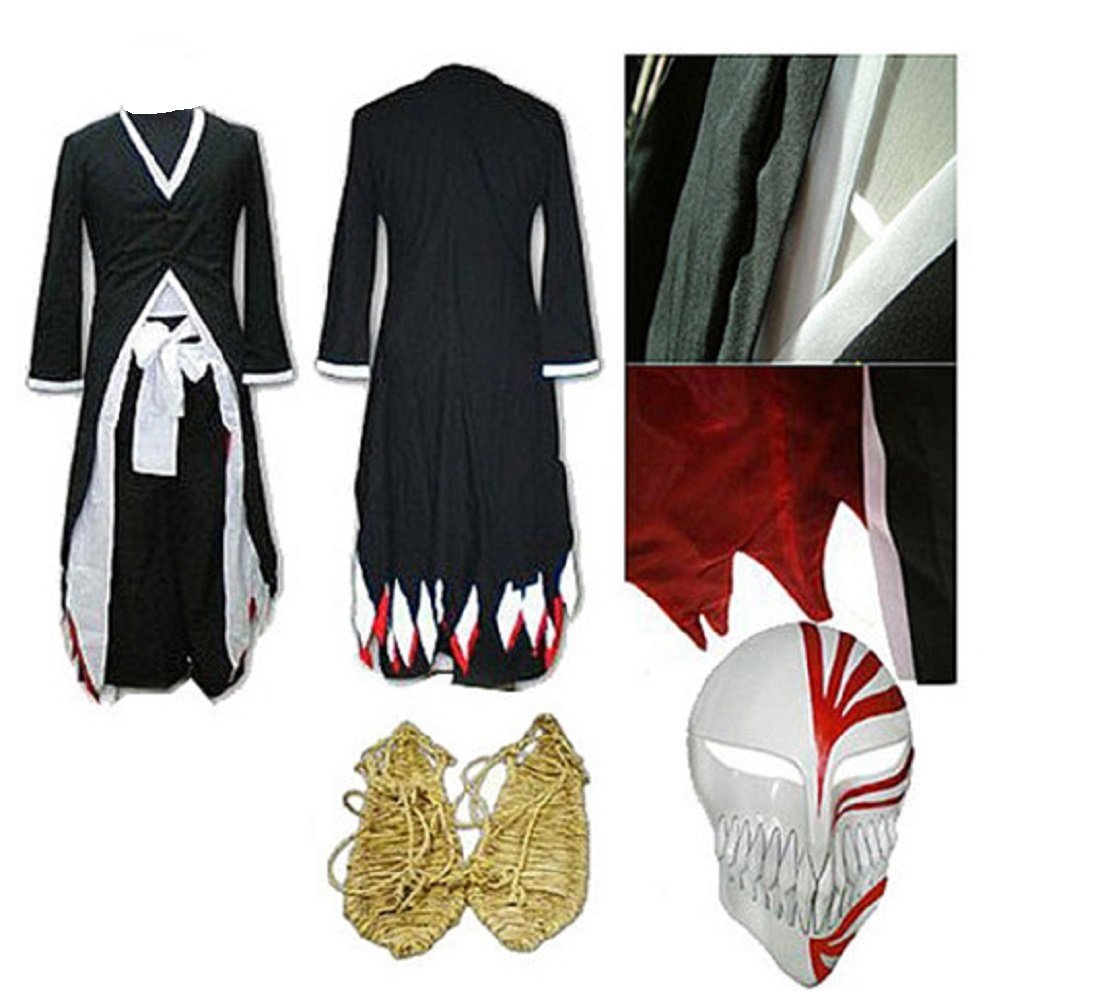 Bleach Kurosaki Ichigo Arrancar Cosplay Costume Sword Outdoor Sports