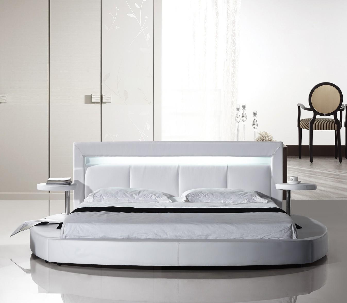 American Eagle Bdq Modern White Queen Platform Bed - american eagle bdq modern white queen platform bed -