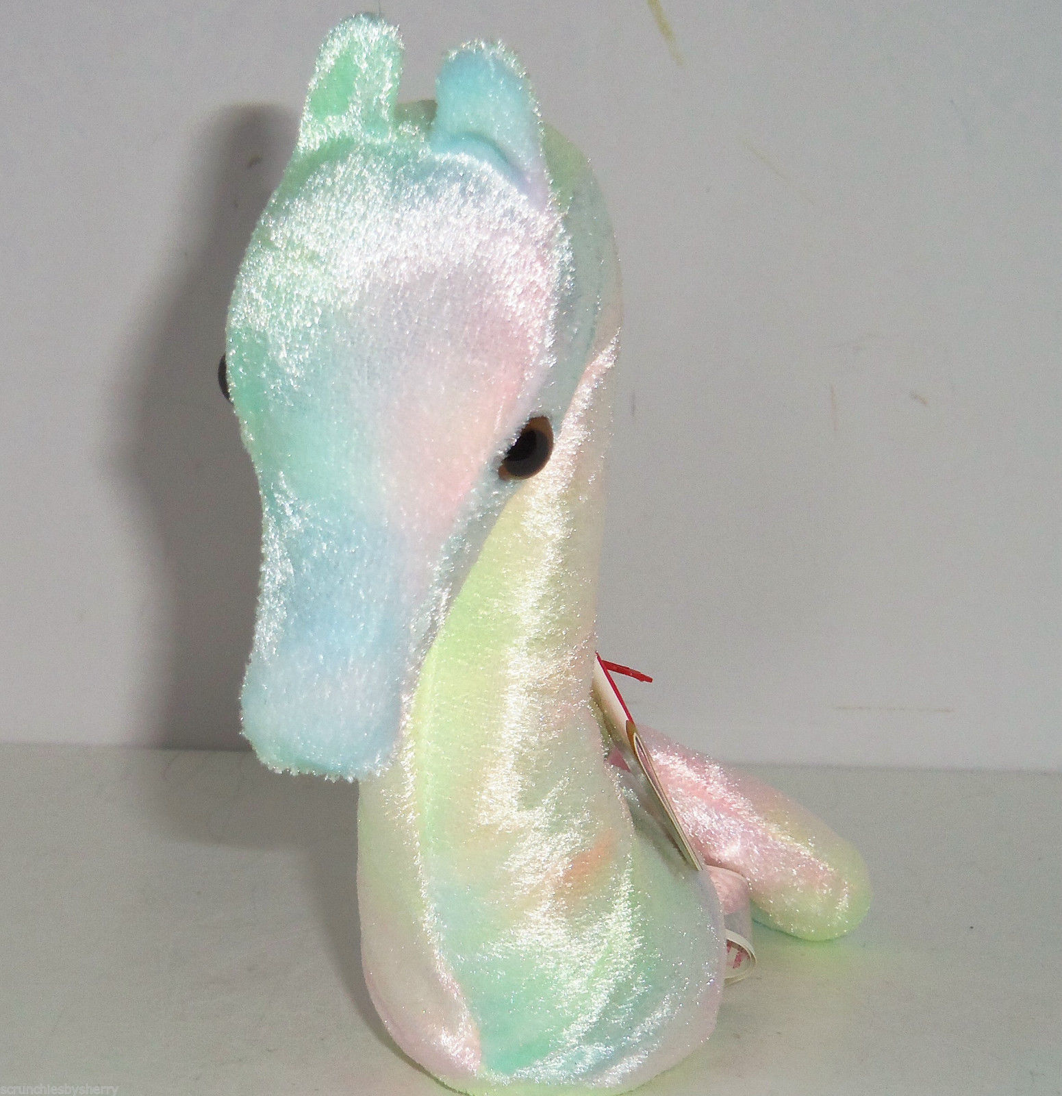 Neon Ty Beanie Baby Babies Seahorse 1999 Retired Retired