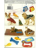 Butterick Sewing Pattern 377 Pet Accessories Dog Cat New - $9.99