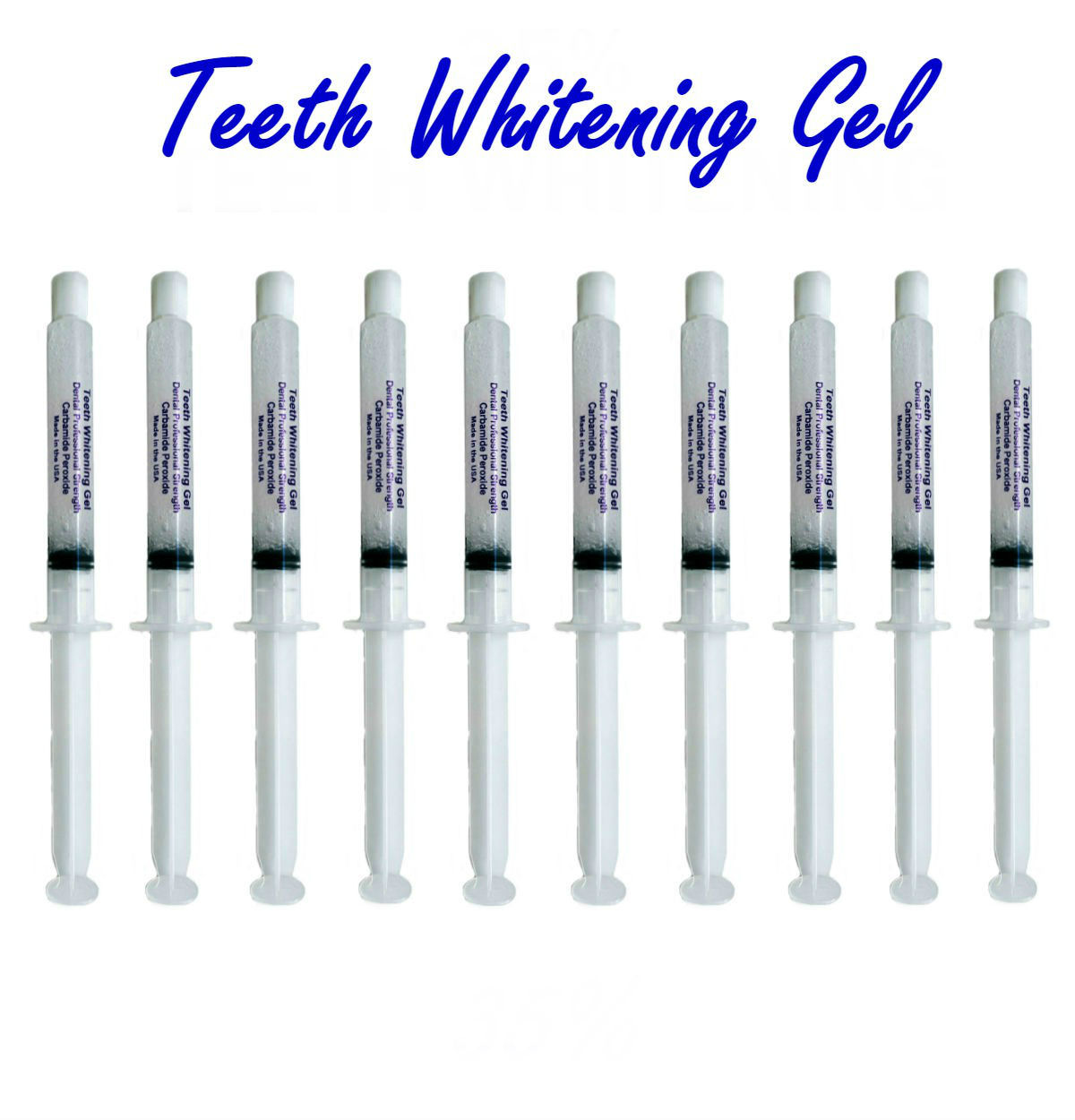 10 Syringes 35 Advanced Teeth Whitening Gel (100 ML) Professional At