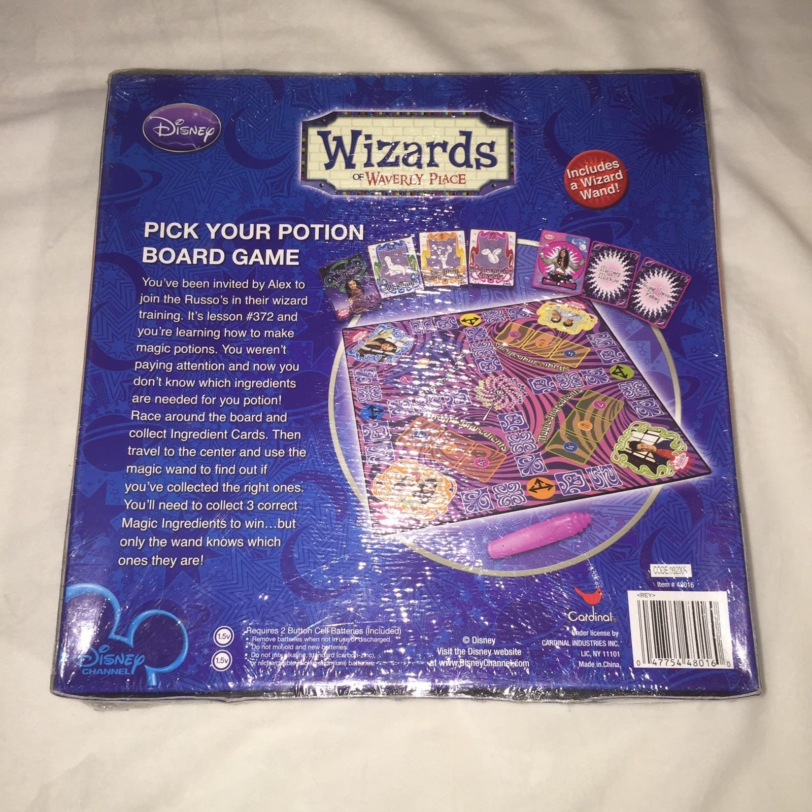 Wizards of Waverly Place "Pick Your Potion" BOARD GAME NEW