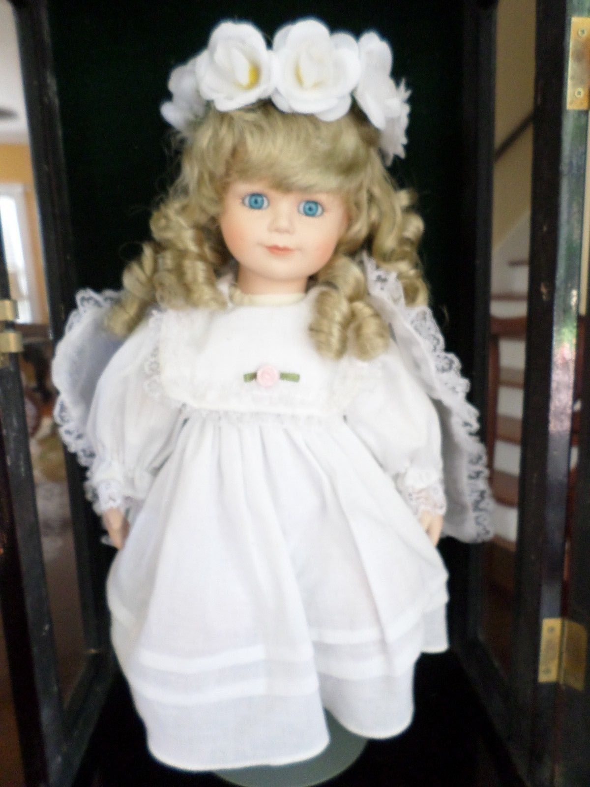 doll with glass