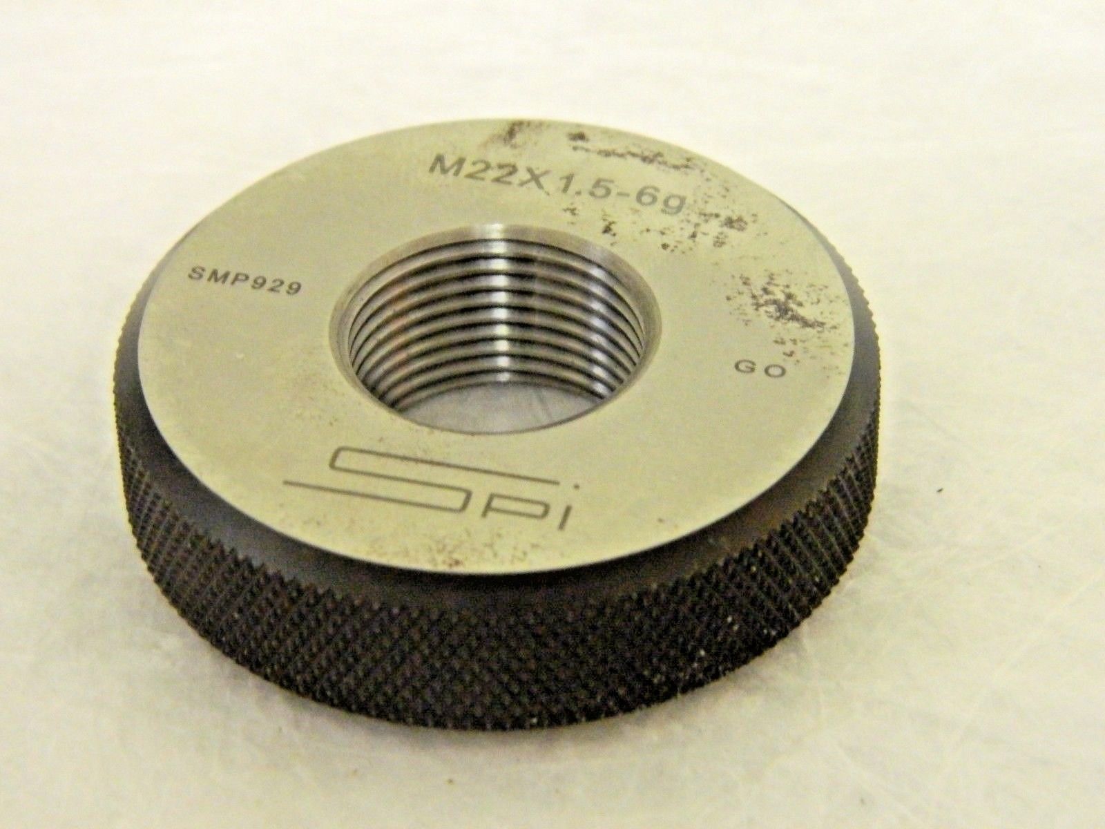 SPI Ring Thread Go Gage M22 x 1.5 Thread Class 6G 345074 Inspection Gauges