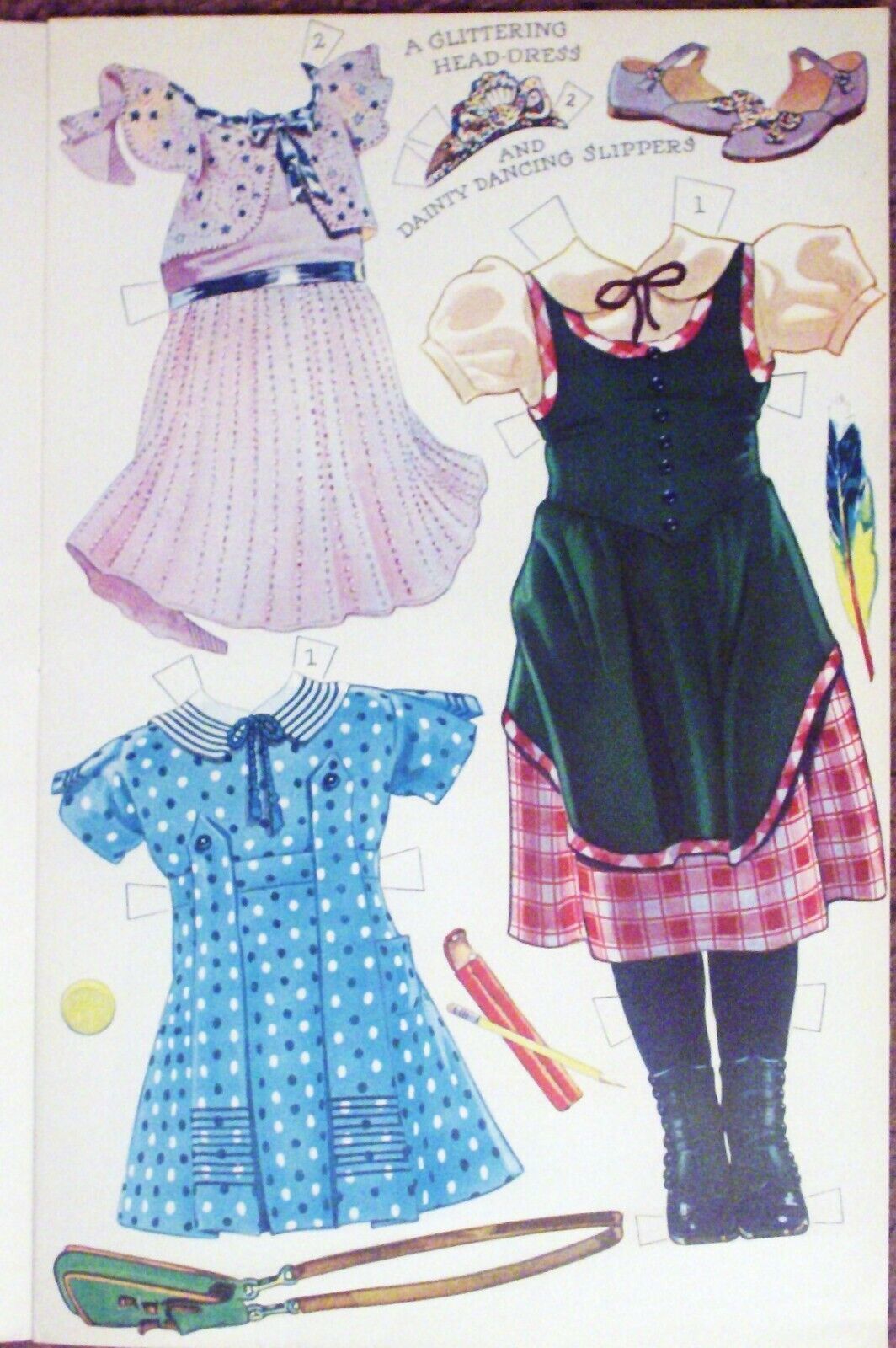 VINTAGE UNCUT 1944 THE KELLY SISTERS PAPER DOLLS~#1 REPRODUCTION~RARE ...