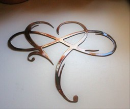 Infinity Heart - Metal Wall Art - Copper  32&quot; x 24&quot; - $102.95