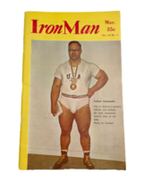 Vintage Iron Man Magazine Bodybuilding Lot 1965 Larry Powers Norbert Schemansky image 3