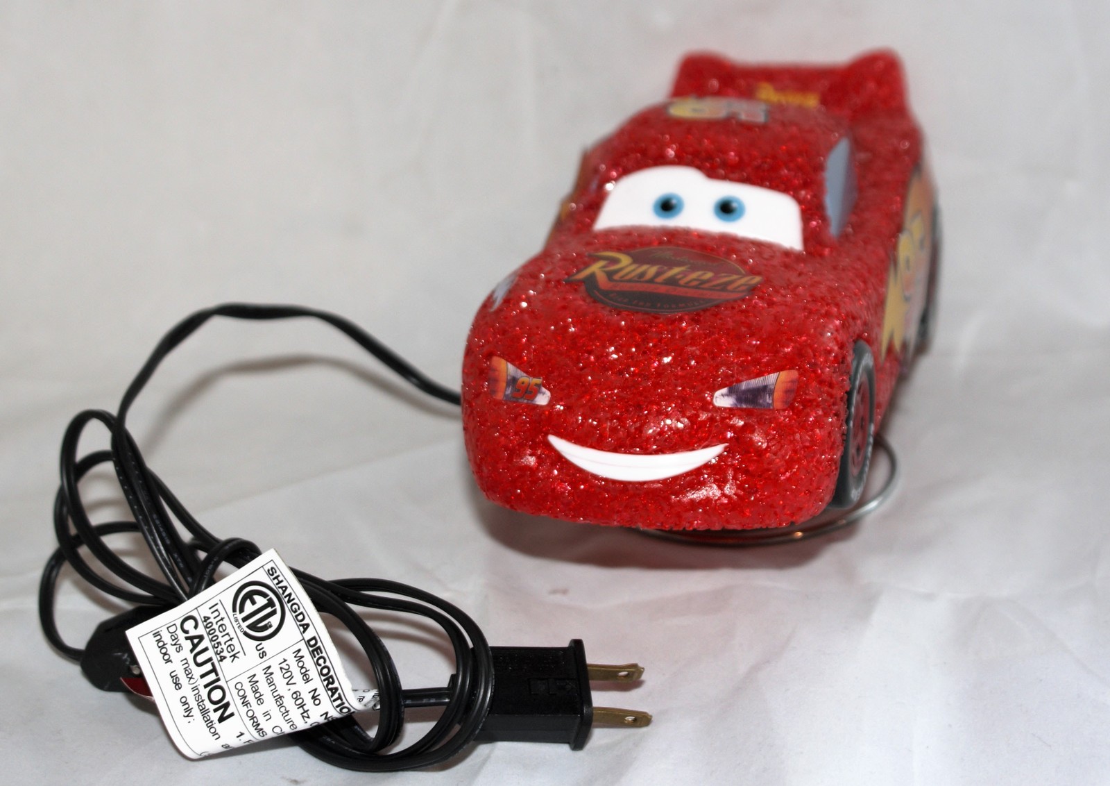 lightning mcqueen night light soft toy