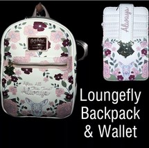 Loungefly Harry Potter Always Deer Floral Mini Backpack & Card Holder NWT - $275.00