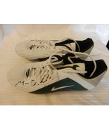 Green Bay Packers Nike Spikes Cleats Signed by #20 Makinton Dorleant - $185.63