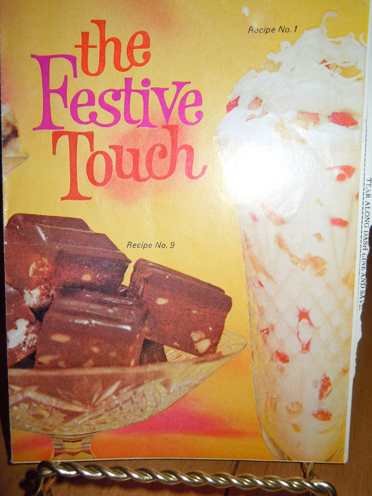 Vintage The Festive Touch From Nestle's & Pet Evaporated Milk Co