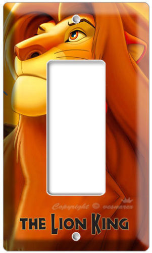 NEW LION KING SIMBA DISNEY'S 3D MOVIE SINGLE DECORA LIGHTSWITCH WALL PLATE COVER