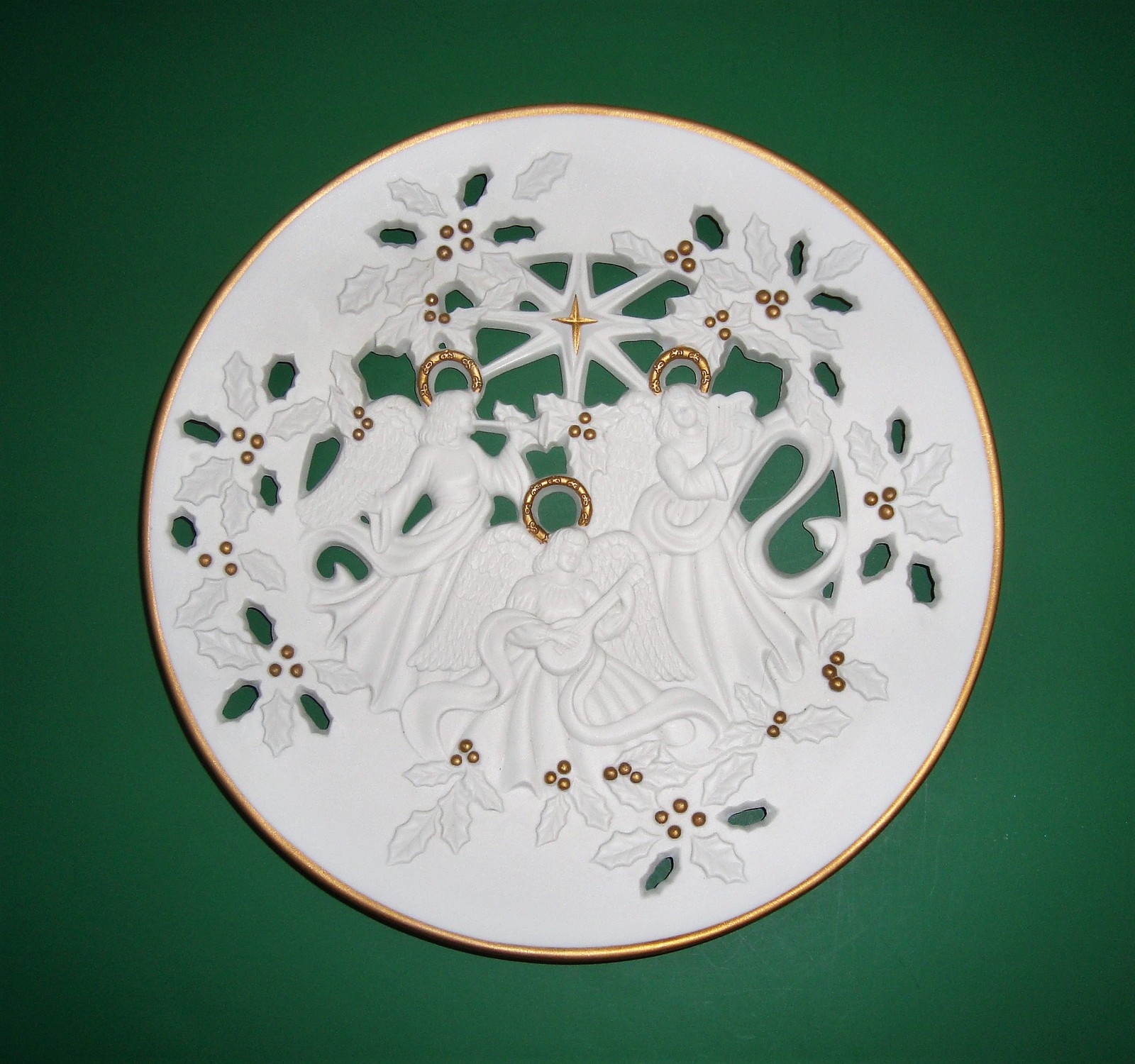 Lenox Decorative Plate The Heralding Angels 1994, No Box Collector Plates