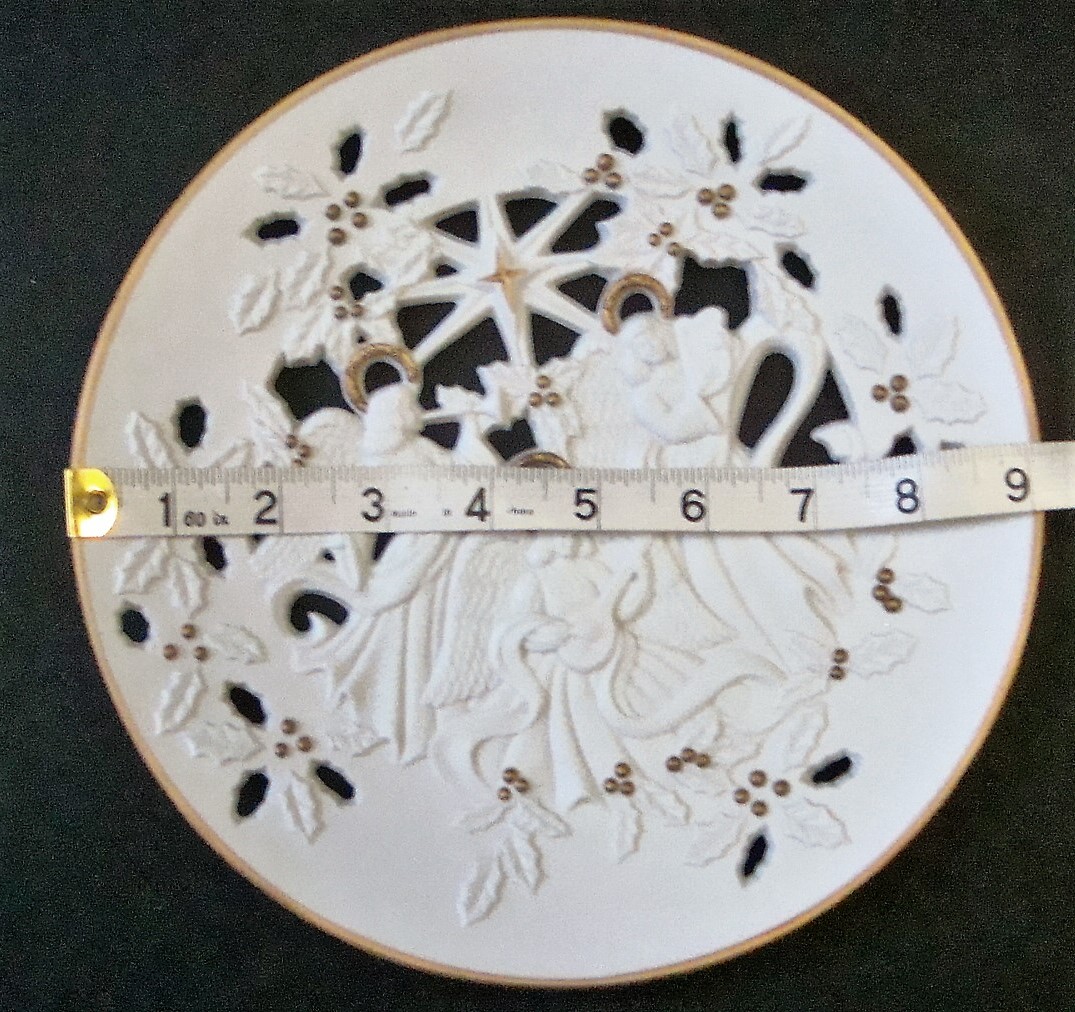 Lenox Decorative Plate The Heralding Angels 1994, No Box Collector Plates