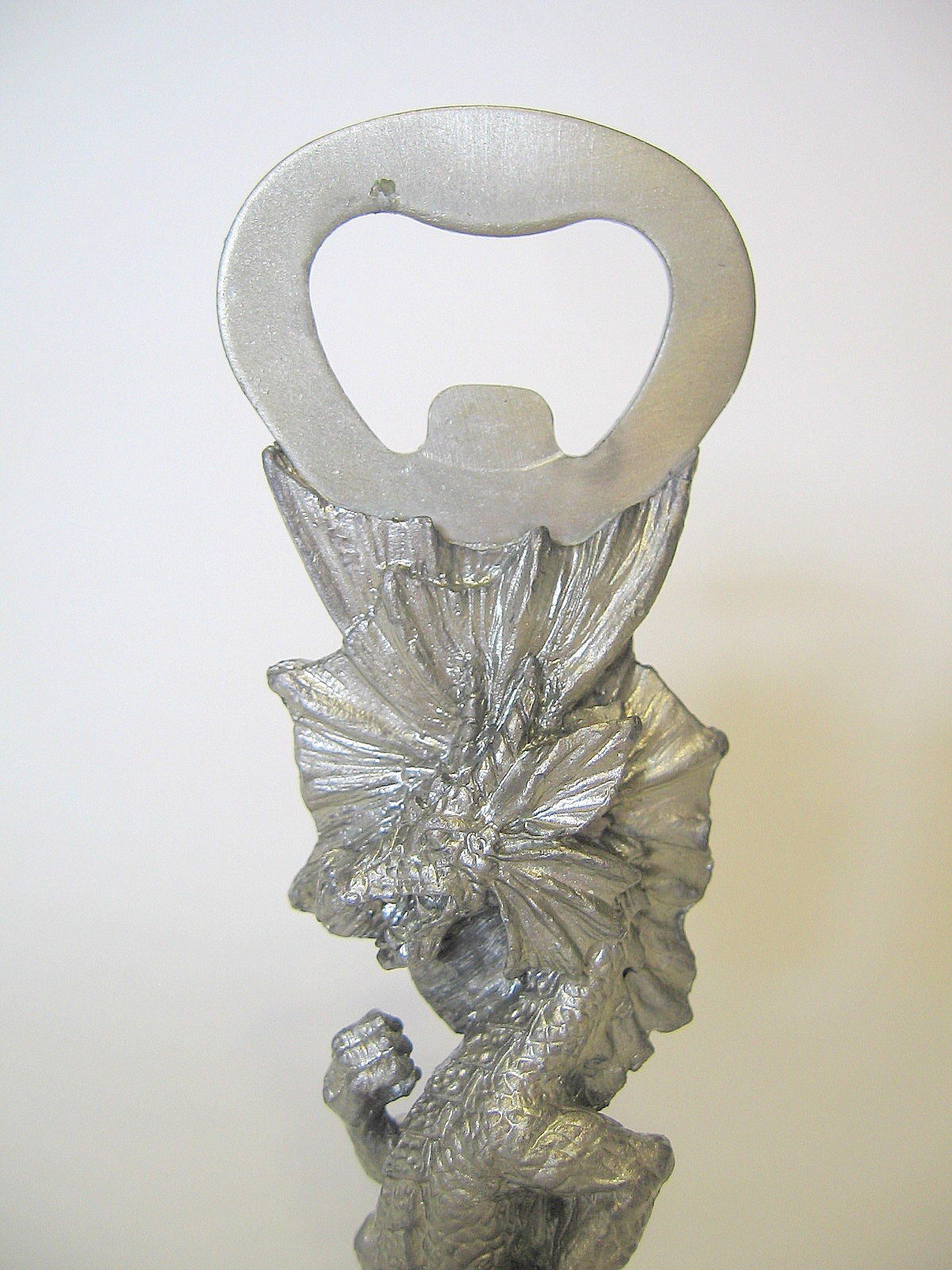 Dragon Shaped Pewter Bottle Opener Hand Held Corkscrews & Openers