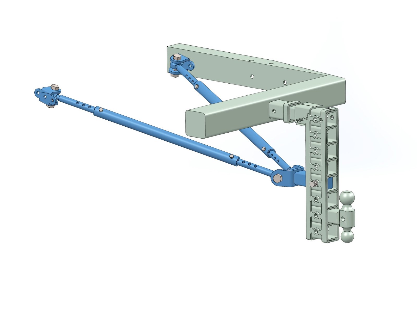 Drop Hitch Stabilizer Kit, Compatible w/ 2" & 2.5" GENY Hitches
