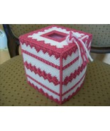 Hand crafted plastic canvas tissue box  - $12.00