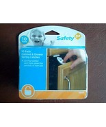 Safety 1st Cabinet &amp; Drawer Spring Latches 10 pack Childproof Home NEW - $14.50