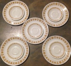SET of 10 Corning Corelle Butterfly Gold Replacement Vintage Dinner Salad Plates - $16.80