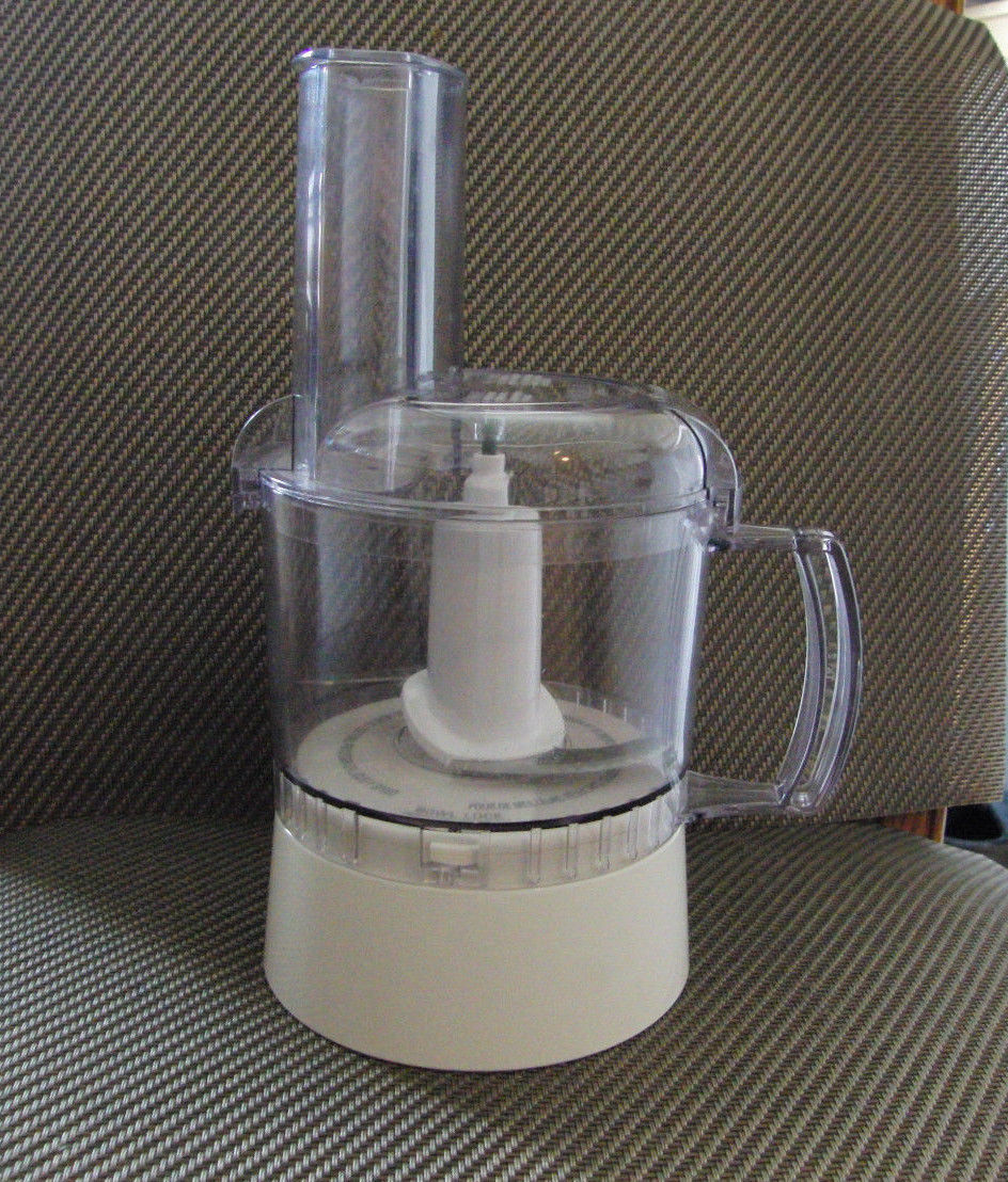 Cuisinart 3 in 1 Food Processor BOWL WITH LID,WHITE BASE & CHOPPER