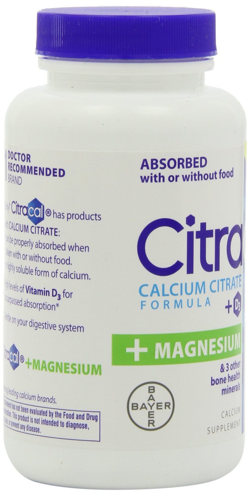 Citracal Plus Magnesium with Vitamin D3, 120 Coated Tablets Vitamins & Dietary Supplements